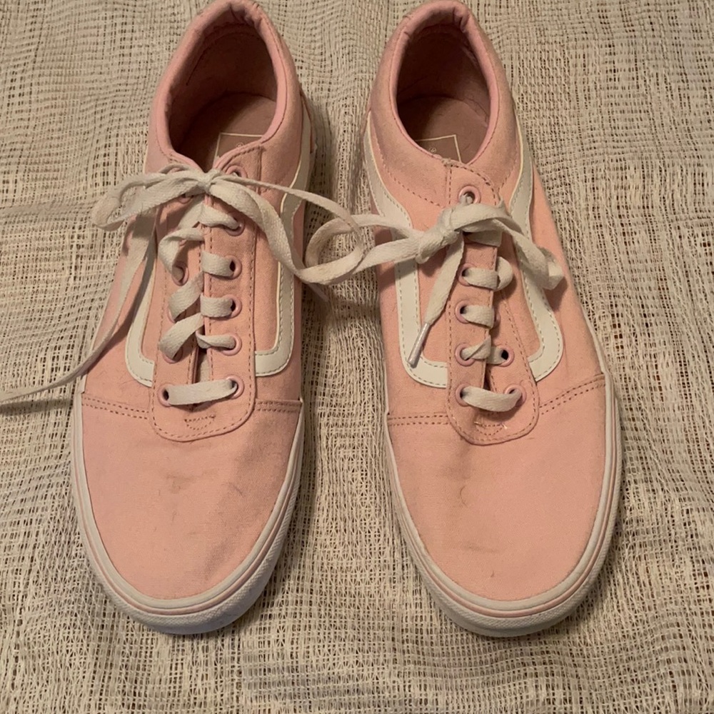 Soft pink Vans